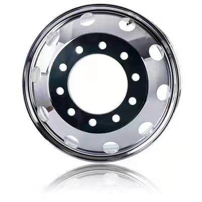 22.5x8.25 Truck Wheels Alcoa Style Forged Aluminum Rims Both-Side Mirror Polished Hub-Piloted