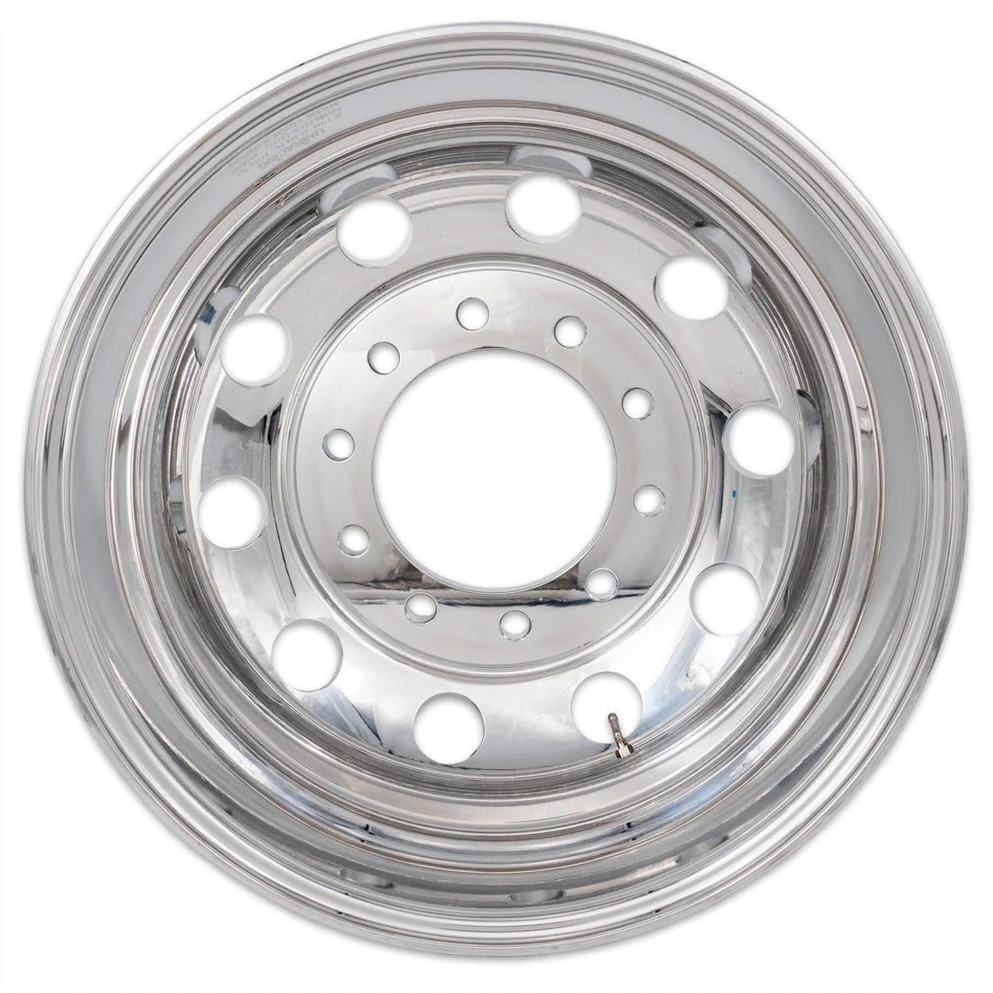 24.5x8.25 Truck Wheels Forged Aluminum Rims Both-Side Mirror Polished