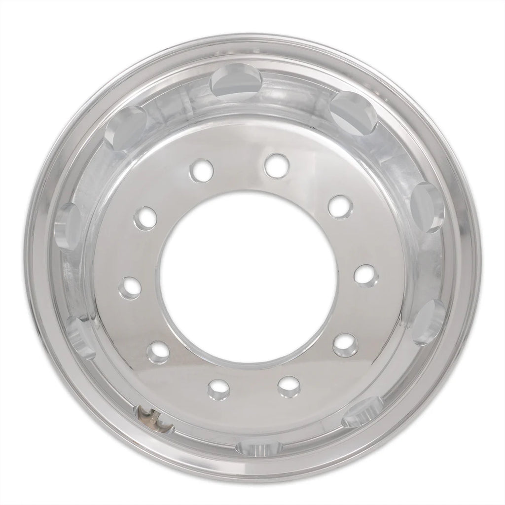 24.5x8.25 Truck Wheels Forged Aluminum Rims Both-Side Mirror Polished